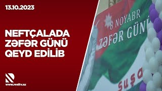 Neftçalada Zəfər Günü qeyd edilib