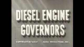 DIESEL ENGINE GOVERNORS