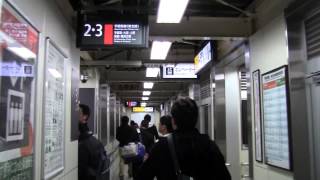 2012.4.1 東北本線黒磯駅 18:33着2148Mから18:38発1576Mへの乗り換え