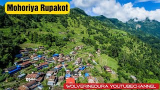 Rupakot to Mohoriya// Rural Village//Drone shots Kaski Village life style Part II