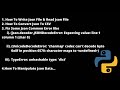 Python Json Tutorial: Read And Write Json And Convert Json To CSV || Fix Json Errors