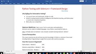 Selenium Python Automation Testing from Scratch + Frameworks - learn Selenium Testing Framework