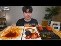 asmr mukbang 직접 만든 양념 치킨먹방 스테이크 짜파게티 레시피 u0026 먹방 fried chicken and black bean noodles eating sound