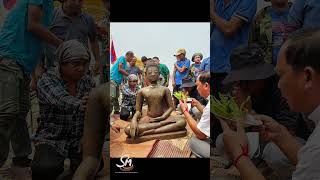 พระพุทธรูปโบราณ ลาว ค้นพบ ที่แขวงบ่แก้ว 400+ ພຣະພຸດທະຮູບບູຮານ ອາຍຸ ຫລາຍຮ້ອຍປີ