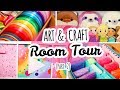 Art Room Tour | Art. Crafts. Squishies. (Pt. 2)