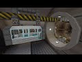 Half-Life Black Mesa Tram Ride Recreated in Minecraft w/ Create