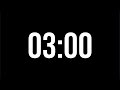 3 Minute Countdown Timer | Minimal