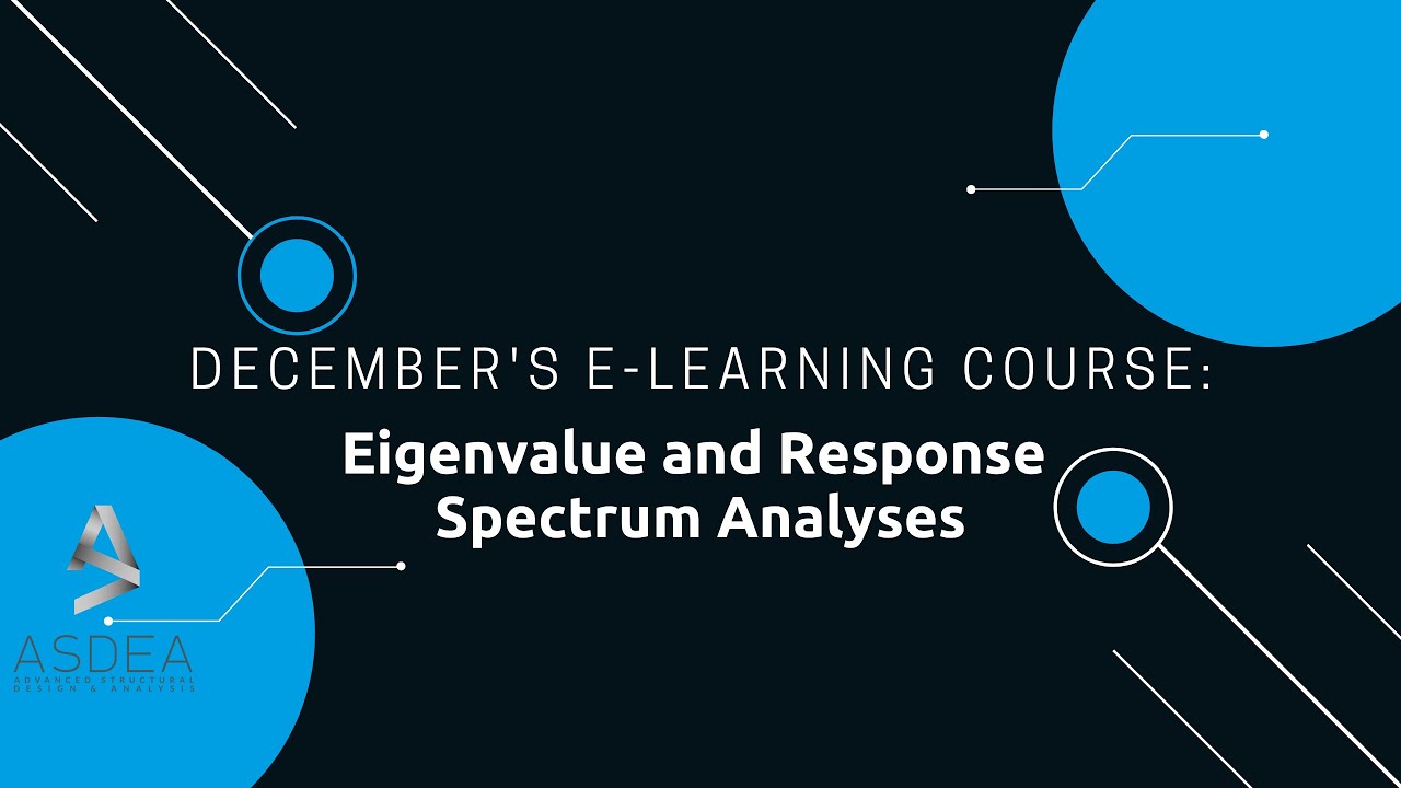 Eigenvalue And Response Spectrum Analyses Youtube