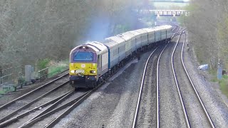 Class 67s The Spring Highlander railtour Tupton 17.04.23