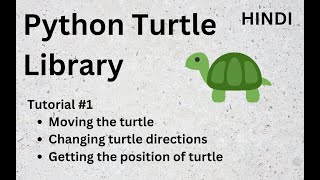 Python Turtle Library Complete Tutorial 1 | Explained in Hindi