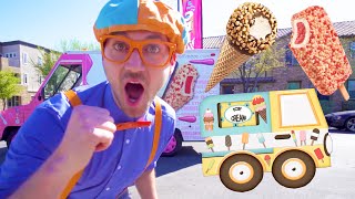 Blippi and The Ice Cream Truck | 1 Hour of Blippi Videos | Educational Videos For Toddlers | Blippi