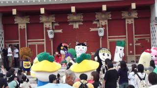 会いたかったをゆるキャラ大集合ｉｎ茨城で踊ってた