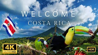 Costa Rica in 4K HDR 2025: Beautiful Places with Relaxing Music