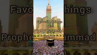 Favorite things of Prophet Muhammad [S.A.W.]❤ Part-1 ☪️ #shortsvideo #muhammadﷺ