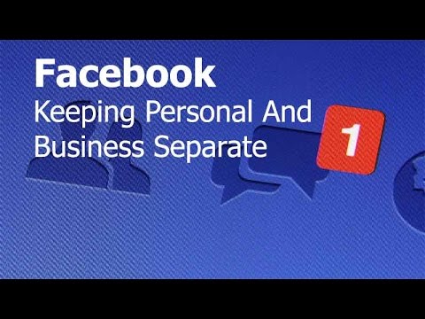 facebook business and personal page separate facebook business and personal page separate