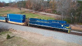 A CSX Rock Train, an NS Ethanol Train and Chasing the Tennessee, Alabama & Georgia