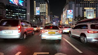 평화로운 을지로에서 출발하는 서울 도심 야간 드라이브 | Night driving in downtown Seoul from peaceful Euljiro | 4K ASMR