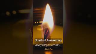 Spiritual Awakening always begins like this... | Buddha #shorts