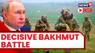 Drone Footage Shows Explosions, Smoke Rising Over Bakhmut | Russia Vs Ukraine War Updates | News18