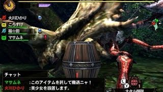 【MH4G実況】友達とモンハン4G モンスターを爆撃せよ vsダイミョウザザミ