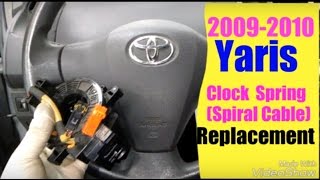 2009-2010 Yaris Spiral Cable(clock spring) Replacement