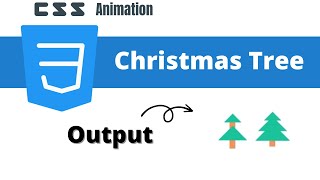Christmas tree Animation using HTML and CSS tutorial for beginners #coding #tutorial #css