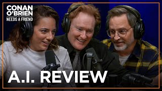 Conan Reacts To An A.I.’s Review Of The Podcast | Conan O’Brien Needs a Friend