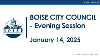 Boise City Council - Evening Session