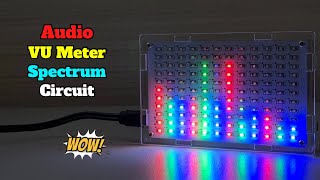 Amazing LED Music Spectrum Display | Audio VU Spectrum Display Circuit | Electronic Projects