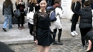 Gwai Lun-Mei  / Kwai 桂綸鎂 Gwei @ Paris Fashion Week 28 February 2014 Show Isabel Marant