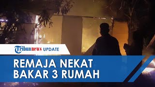 3 Rumah Milik Satu Keluarga di Riau Ludes Dilahap Api, Diduga Sengaja Dibakar Anak Pemilik Rumah