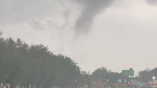 Possible tornado makes its way to Louisiana State University of Shreveport