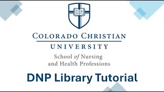 CCU Library Tutorial - DNP