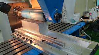 skiving. skived fin heatsink milling