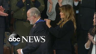 Trump honors Rush Limbaugh during State of the Union | ABC News