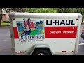 u haul 5x8 cargo trailer review