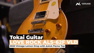 Tokai Guitar ALS-62F VLD Love Rock 2020 in Vintage Lemon Drop with AAAA Flame Top