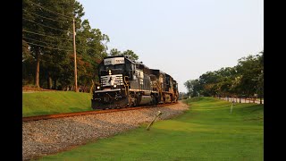 NS P82 in Buford, GA with SD40-2, D9W, D9W, SD40-2.