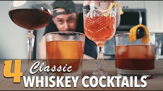 How to Make Essential Classic Whiskey Cocktails