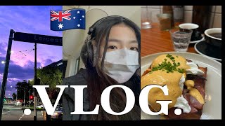 留学VLOG｜墨尔本大学日常｜假期结束｜狂风暴雨上学｜Brunch我的最爱！｜墨尔本日落留学