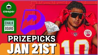 NFL PRIZEPICKS | PROP PICKS | DIVISIONAL ROUND | 1/21/2024 | SUNDAY | NFL BETTING | BET PROPS