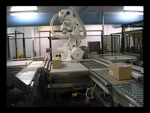 WMH Box Collation And Robotic Palletising - YouTube