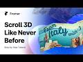 Framer Scroll Animation Tutorial: Craziest 3D Image Scroll without a single line of code