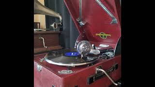 藤島 桓夫 ♪旅の艶歌師♪ 1950年 78rpm record. Columbia Model No G ｰ 241 phonograph