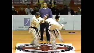 Final Mundial por Equipes de Karate Kyokushin (Leve): Riyuji Isobe (Brasil) vs Babaev (Russia)