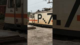 Most Beautiful Locomotive of Indian Railways P-7 Marked Ghaziabad WAP7.