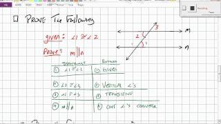 3 4 Proving lines are parallel video