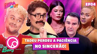 HORA DO VT: Aline saboneta no sincerão, João Gabriel se exalta, Tadeu dá sermão nos brothers | DiaTV