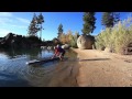 paddling the sea eagle longboard sup in lake tahoe