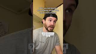 Constipation is a pain in the butt #medicalstudent #doctor #nurses #medicaleducation #comedy